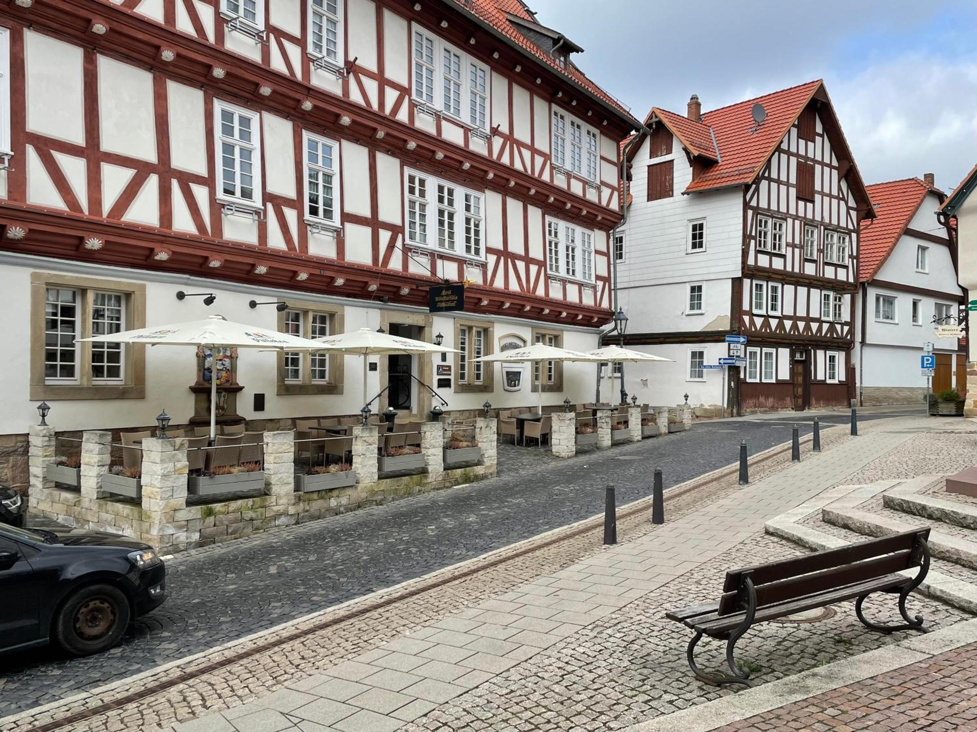 Altes Rathaus Hotel-Restaurant-Cafe Wolfhagen Ngoại thất bức ảnh